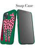 Horse iPhone Phone Case (Green Pink) For Iphone & Samsung