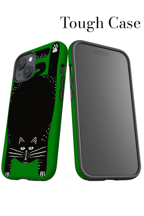 Cat Texture iPhone Phone Case (Green) For Iphone & Samsung