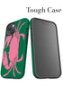 Crab Placement iPhone Phone Case (Green Pink) For Iphone & Samsung