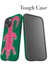Colourful Crocodile iPhone Phone Case (Green Pink) For Iphone & Samsung