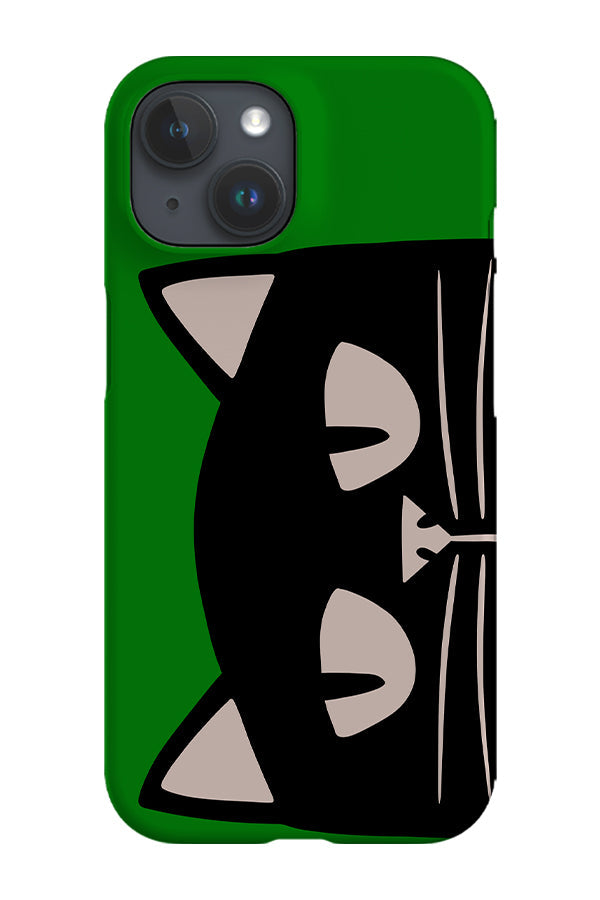 Cat Head Phone Case (Green) For Iphone & Samsung