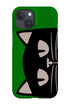 Cat Head Phone Case (Green) For Iphone & Samsung
