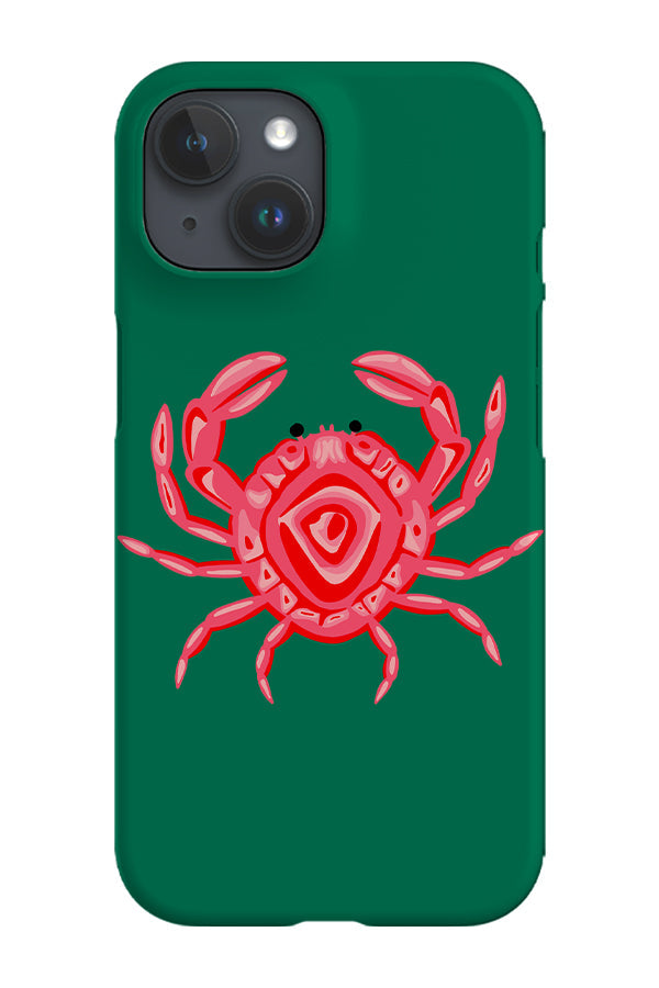 Crab Placement Phone Case (Green) For Iphone & Samsung