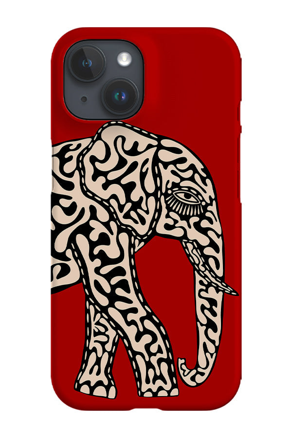 Elephant Phone Case (Red) For Iphone & Samsung