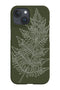 Fern Line Drawing Phone Case (Green) For Iphone & Samsung