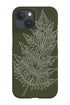 Fern Line Drawing Phone Case (Green) For Iphone & Samsung