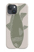 Fish Phone Case (Linen Moss Green) For Iphone & Samsung