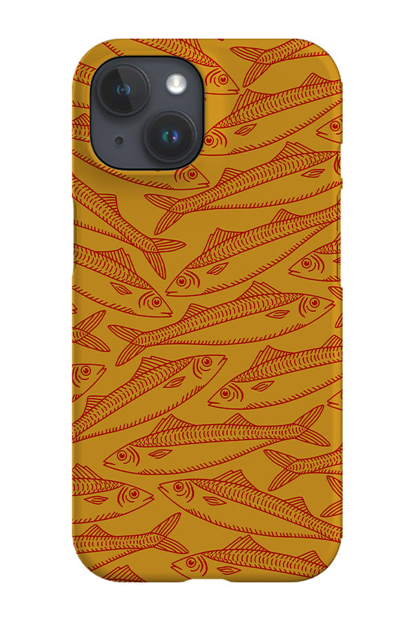 Fish Scatter Phone Case (Yellow Red) For Iphone & Samsung