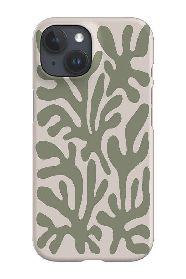 Matisse Coral Reef Phone Case (Linen Moss Green) For Iphone & Samsung