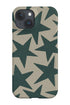 Vintage Large Stars Phone Case (Moody Green) For Iphone & Samsung