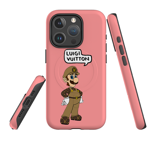 iPhone MagSafe Tough Case - Luigi Vuitton Peachy Grape By Angelica Hicks