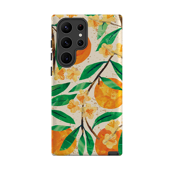 Samsung Tough Case - Orange Blossom By Tracey English