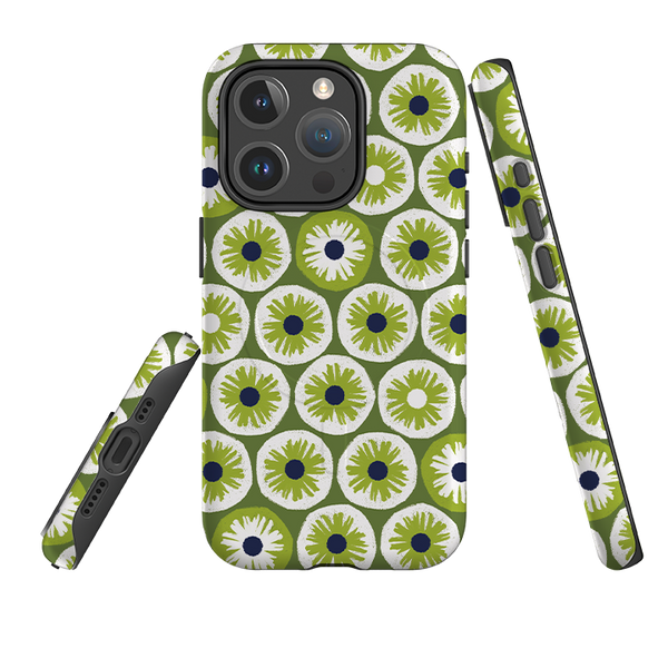 iPhone MagSafe Tough Case - Penny Flowers Green By Ali Brookes