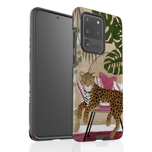 Samsung Tough Case - Boho Leopard Cream By Bex Parkin