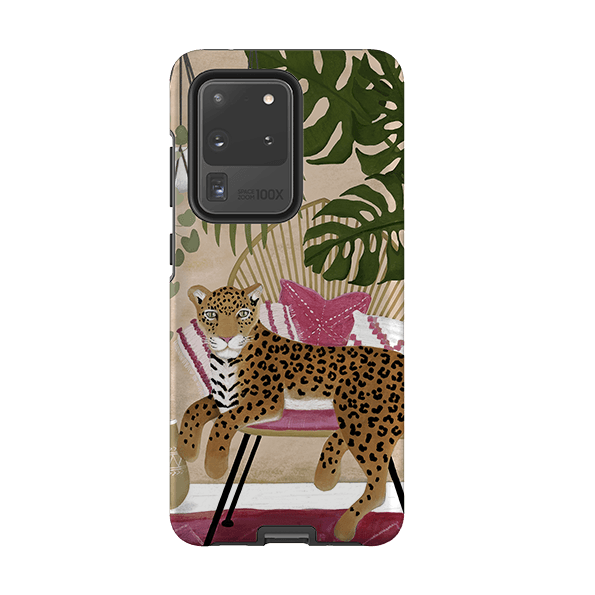 Samsung Tough Case - Boho Leopard Cream By Bex Parkin