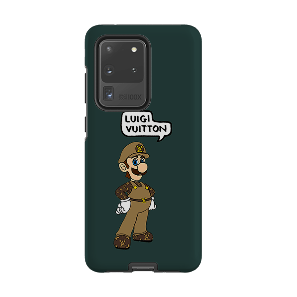 Samsung Tough Case - Luigi Vuitton Forest Green By Angelica Hicks