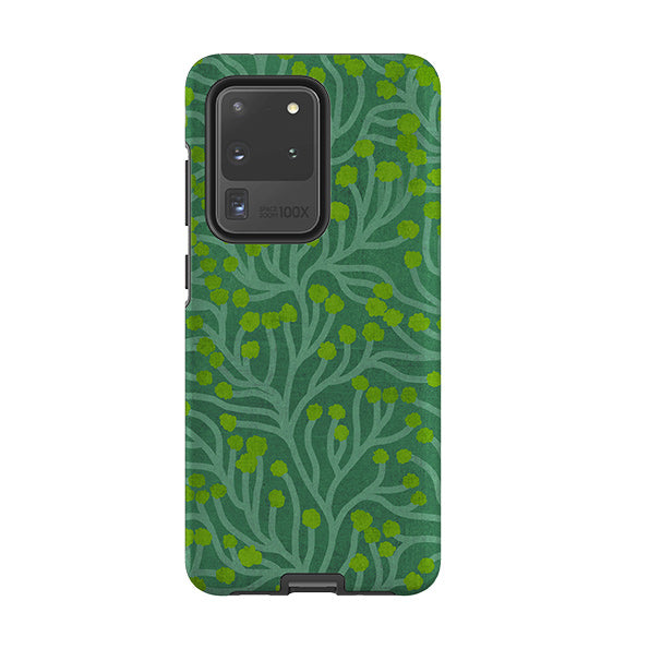 Samsung Tough Case - Vine Green And Teal By Katherine Quinn