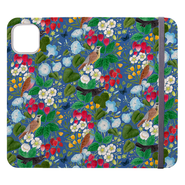 Strawberry Thief Wallet Case By Bex Parkin